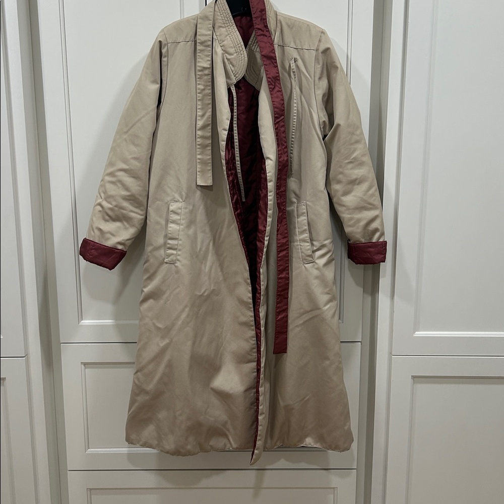 Vintage reversible trenchcoat - Picture 7 of 17